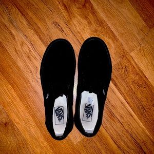 Black slip on vans